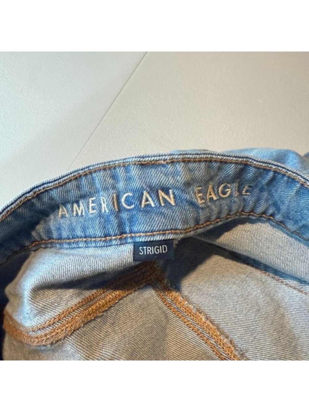 American Eagle Women 12 Short Ultra Wide Leg Jean Super High Rise Lightweight - Picture 4 of 12